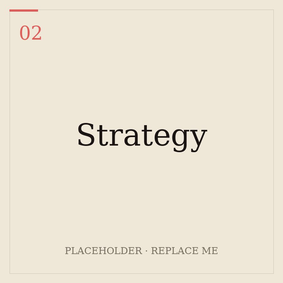 Strategy — turning what we learn into a focused route forward